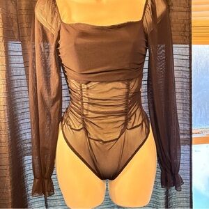Elegant Black Sheer Blouse